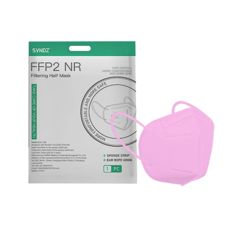 

Маска SVNDZ FFP2 для защиты общественных мест, 5-слойная одноразовая маска FFP2 с фильтром для защиты от пыли для взрослых