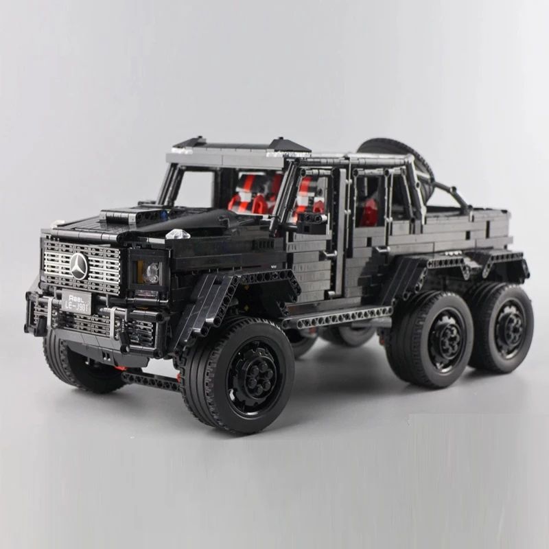 AMG G63 двигатель RC масштаб 1:8 BEnz 6X6 совместимый Technic MOC строительные lepinbricks блоки кирпичи обучающая модель игрушки подарки