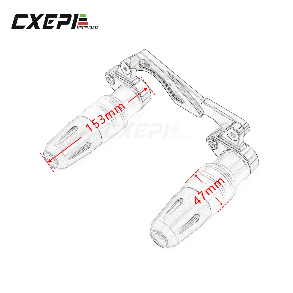 

Fit For HONDA PCX 125 PCX 150 2016 2017 2018 Accessories Crash Pads Exhaust Sliders Crash Protector