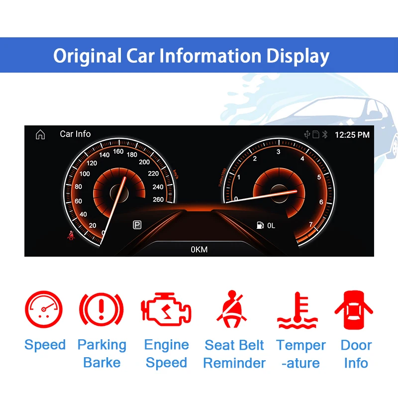 

UYKY Android 10.0 carplay Car Automatic Multimedia Video Player For BMW 5 Series E60 / M5 Radio Stereo sound effect video cars