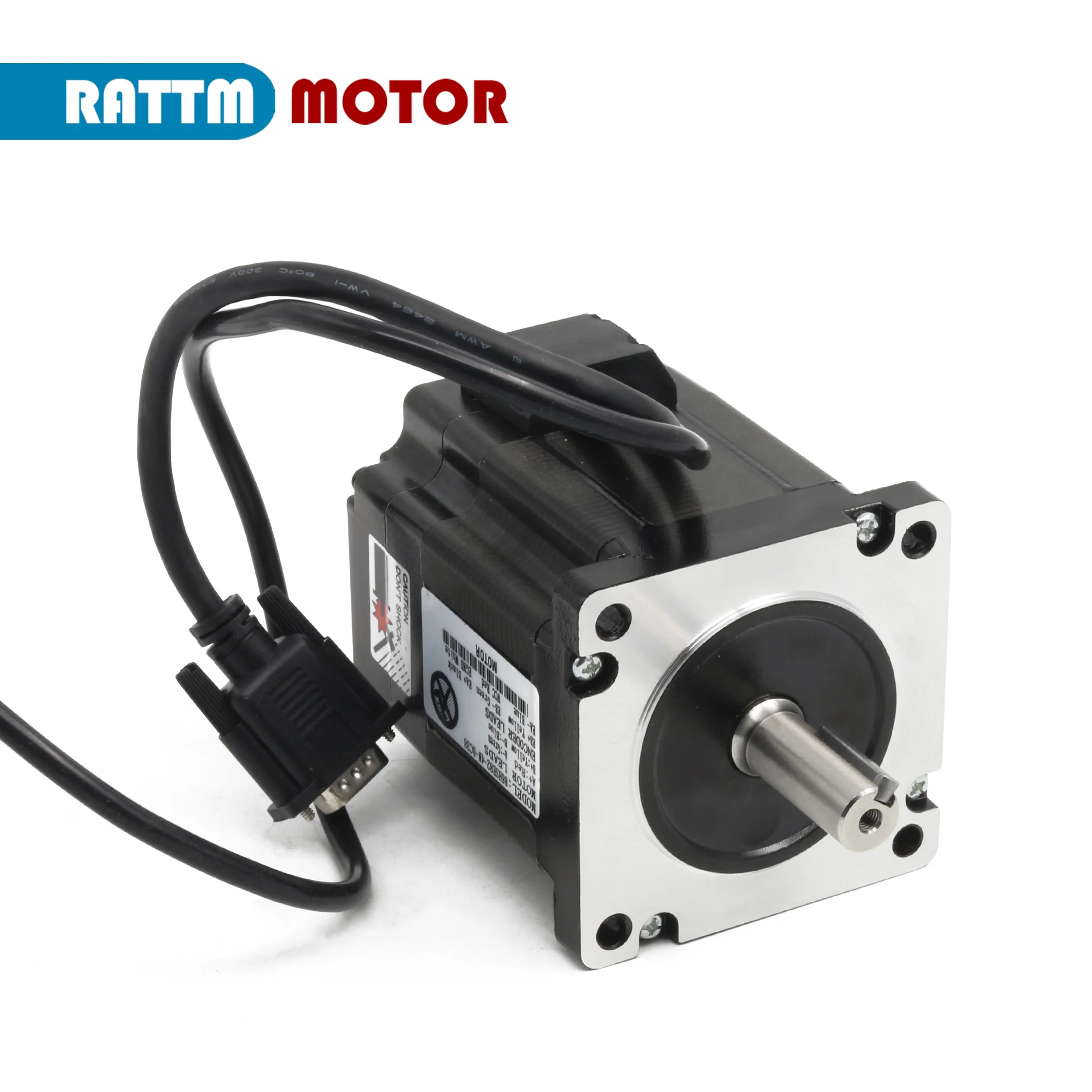 Серводвигатель Rattm CNC Kit Nema34 с замкнутым контуром 4 5нм 6 А 82 мм + 2HSS86H двухфазный