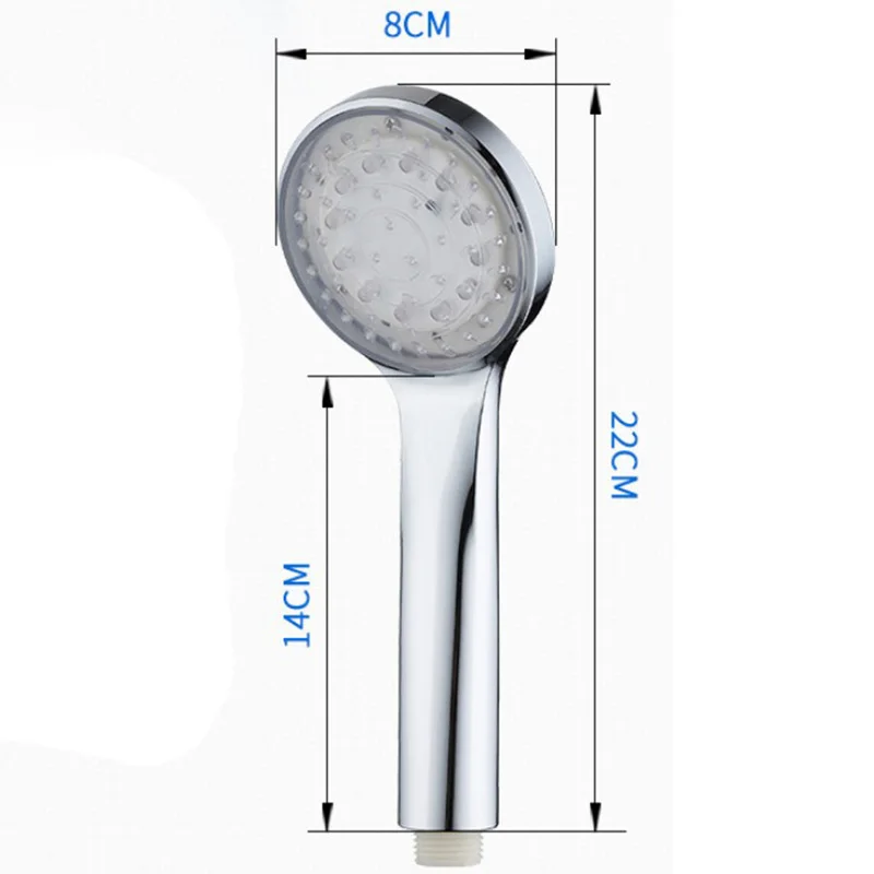 Душевая головка светодиодное освещение горячий и холодный дождь душ прочная
