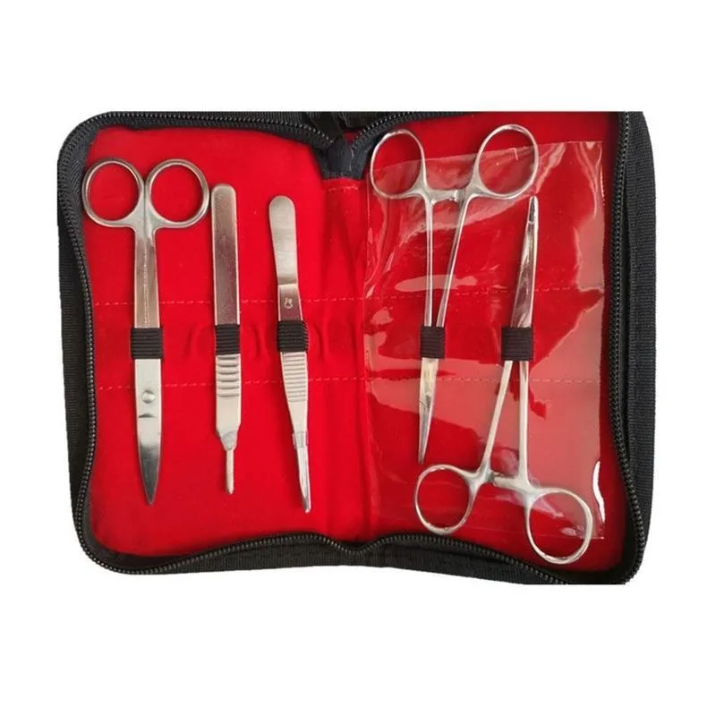 

1sets Surgical Suture Training Kit Silicone Training Pad Model Practice Needle Teaching Kit Suture Scissor Operate Skin Res L5F1