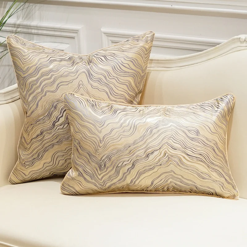 Luxury Upscale cushions car pillow Decorative cushion Simple cover office Nordic Jacquard old CoastG | Дом и сад
