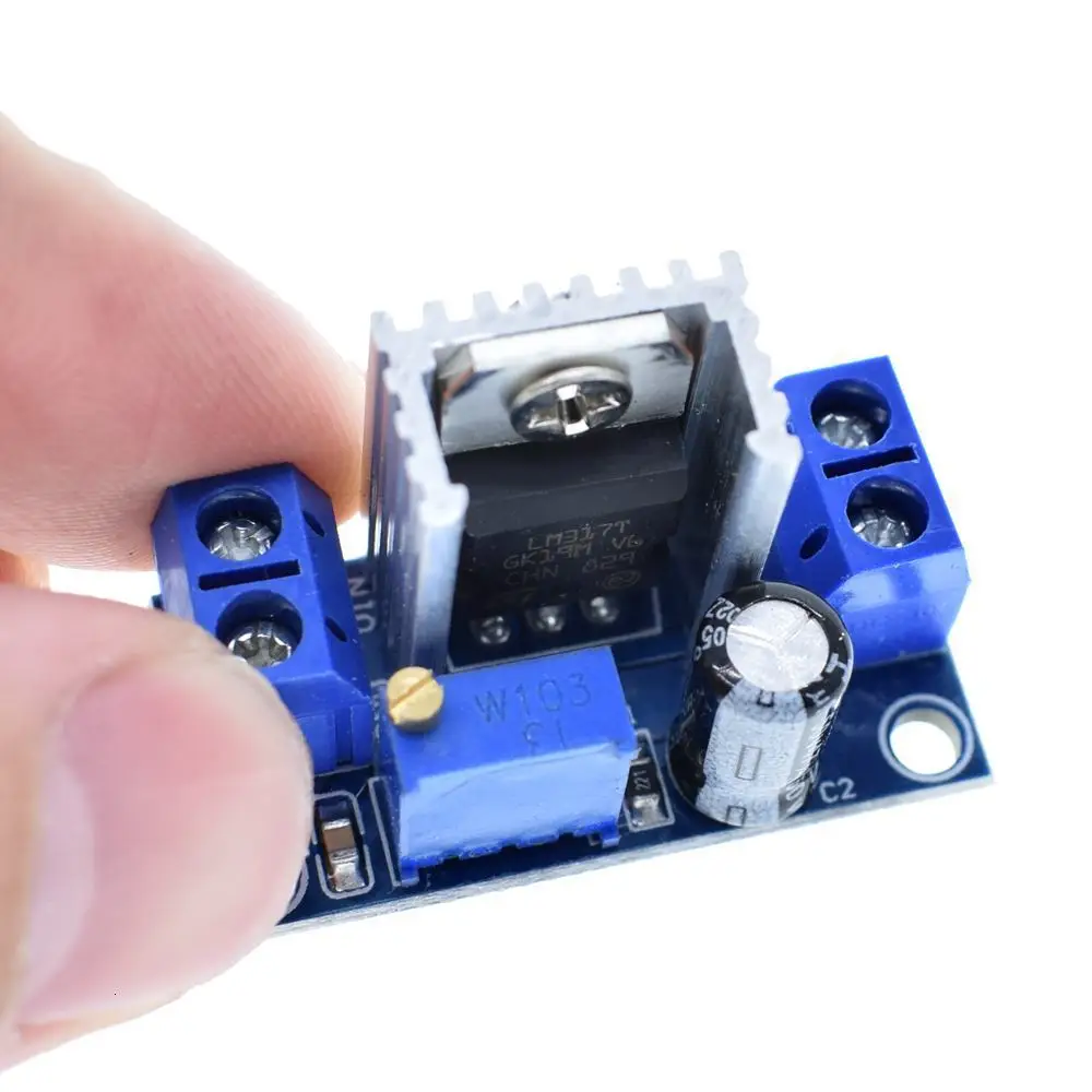 TZT LM317 DC-DC понижающий преобразователь модуль линейной платы LM317 регулируемый регулятор напряжения источник питания