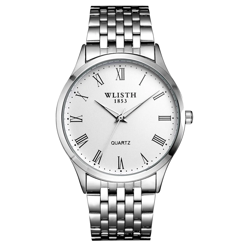 

Business Men's Quartz Watch WLISTH Top Brand Luxury Stainless Steel Waterproof Date Clock Fashion Casual Luminous Wrist Watches