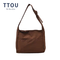 women canvas shopping bag solid color female cotton cloth shoulder bag eco handbag tote bag reusable grocery shopper bags