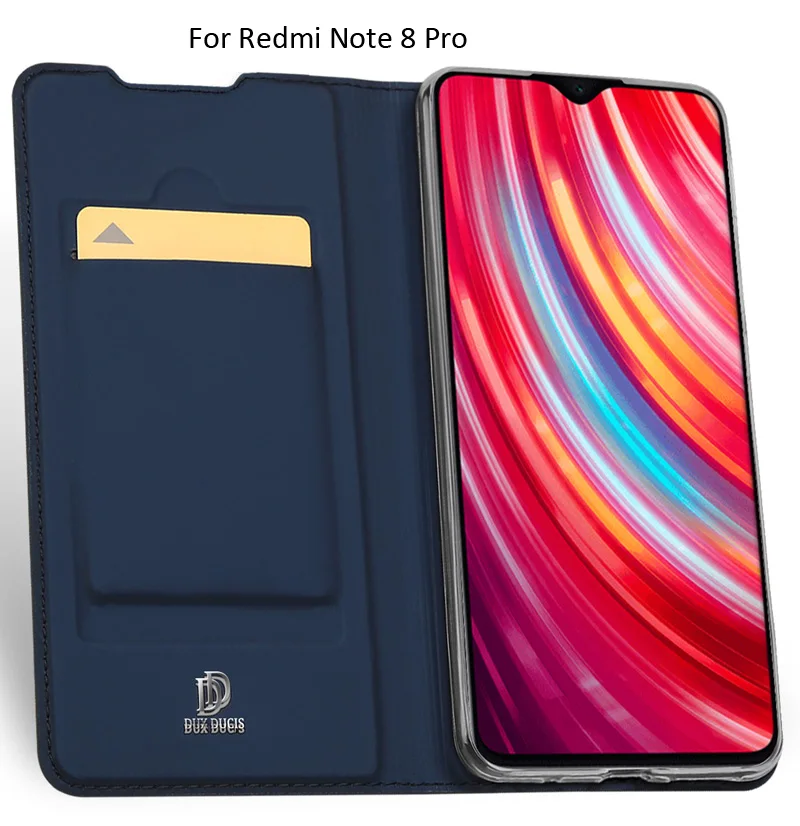 DUX DUCIS чехол для Xiaomi Redmi Note 8 Pro 8T 8A Книга Флип кожаный бумажник чехол