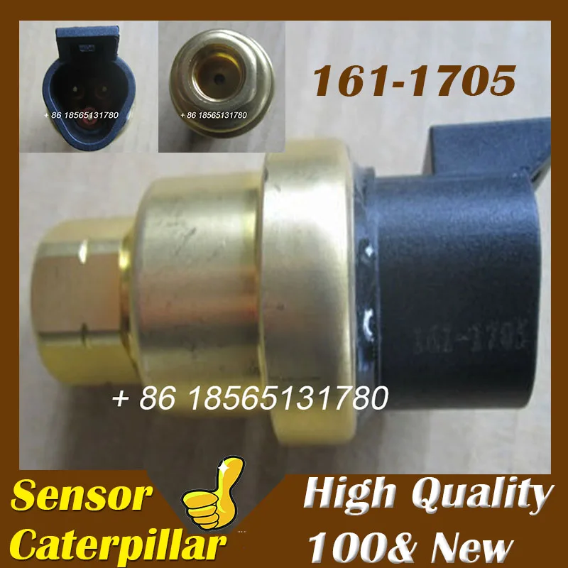 

High Quality 161-1705 1611705 Caterpillar Pressure Sensor for E324D E325D E329D E330C E330D E336D C7 C9 Diesel Engine Parts