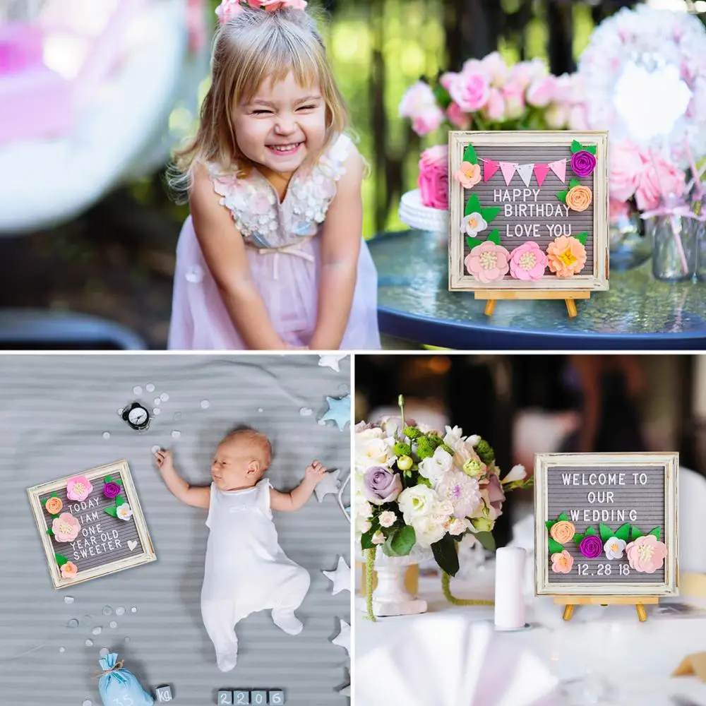 Доска для сообщений изменяемое украшение цветы доски сделай сам цветной войлок