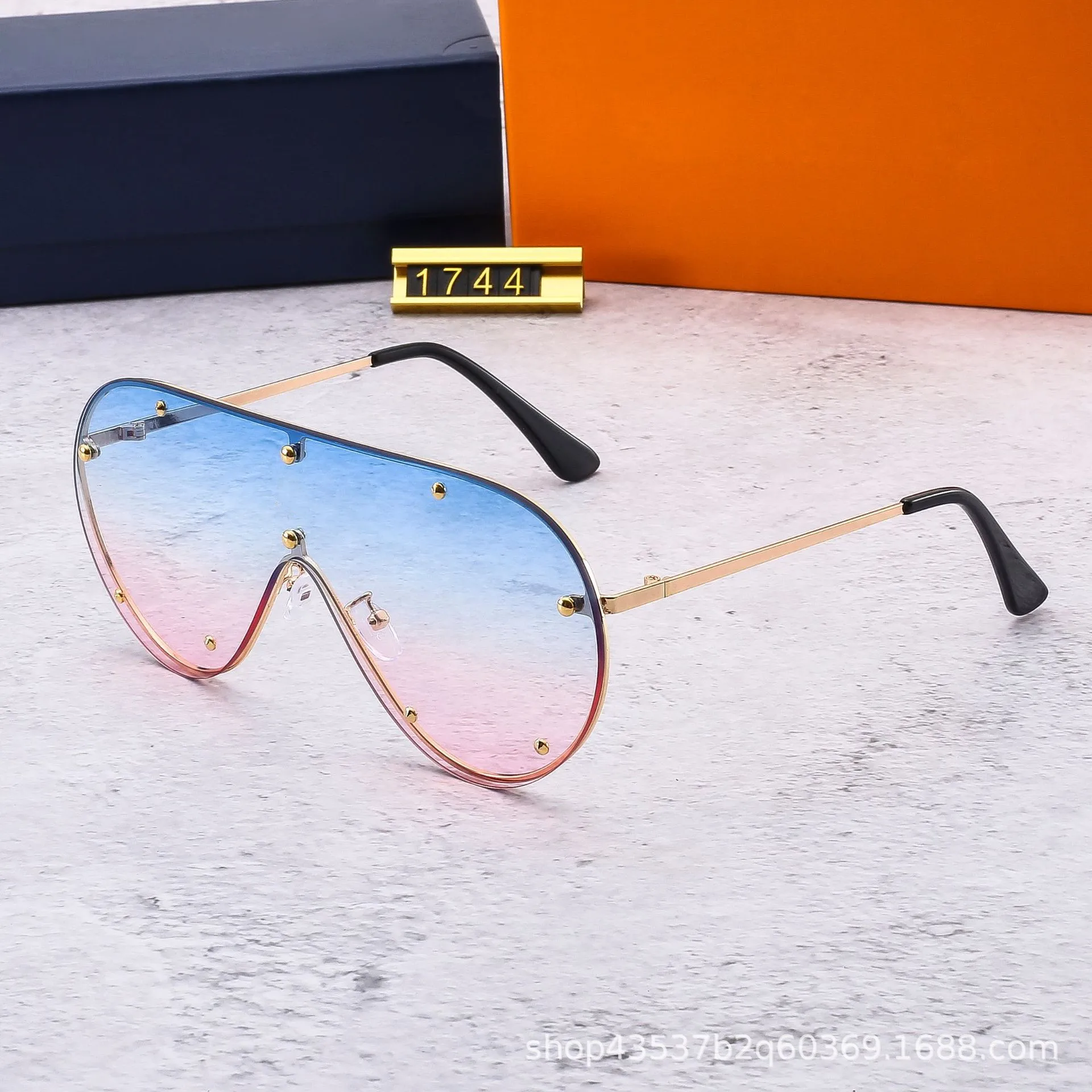 

Designer Original Brand Polarized Oval Sunglasses Women Men Fashion Oversize Driving Eyewear Frame Retro Travel Shades Glasses