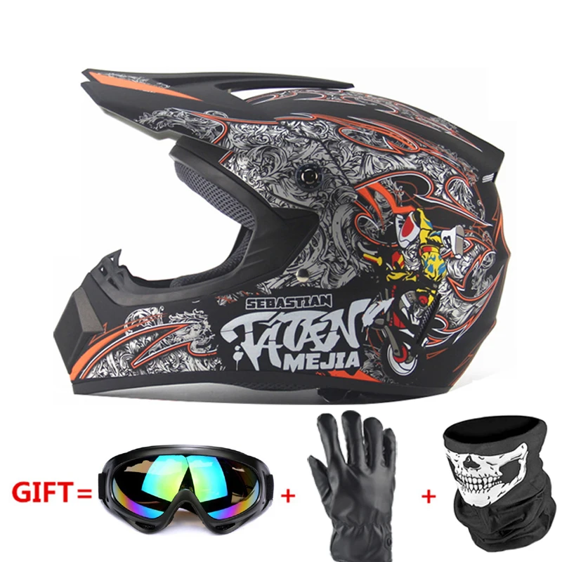 

Motorcycle Helmet Full Face Casco Moto Motocross Helmet Off Road Helmet ATV Dirt Bike Downhill MTB DH Capacete Moto Mask Glasses