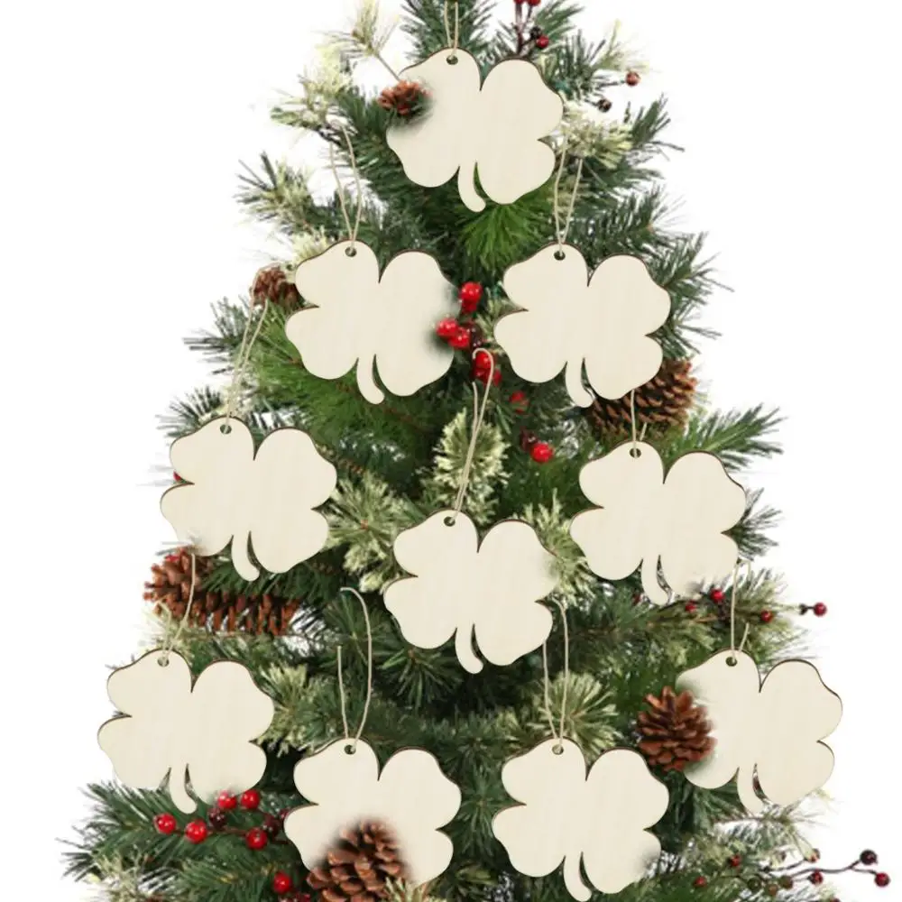 10 шт. деревянные украшения для рождественской елки|Кулоны и подвески| |