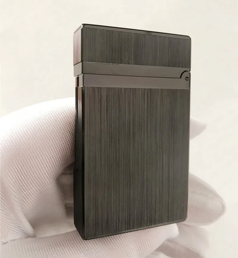 Зажигалка на газ, ветрозащитная для сигарет Dupont Bright Sound. Новая, с камнем и адаптером колеса.