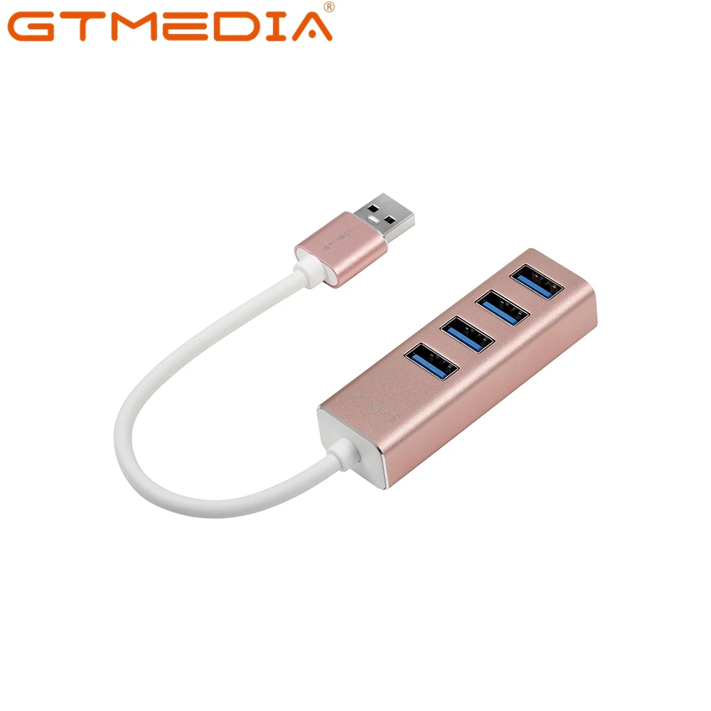 GTMEDIA адаптер USB3.0 AM для 4USB3.0 концентратор MacBook Pro поверхность USB 3 0 удлинитель с