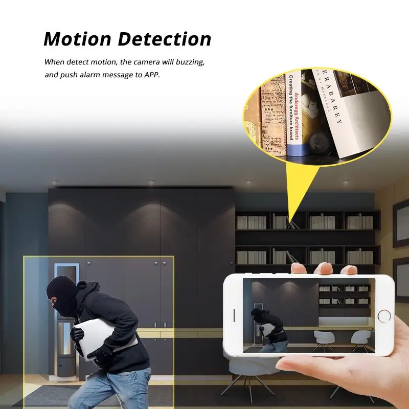 Камера видеонаблюдения 1080P Full HD Wifi для iPhone/Android/ПК/iPad 2020 | Безопасность и защита