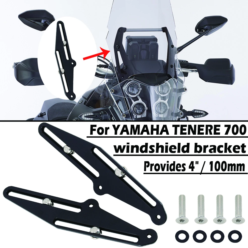 

Motorcycle Accessories Windshield Adjuster For YAMAHA TENERE 700 T700 T 700 Tenere700 T7 Windshield Adjuster Windshield Bracket
