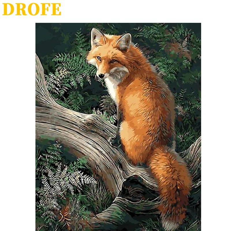 

Картина по номерам DROFE DIY, Современная роспись, акриловый пигмент, уникальное украшение для дома, подарок для рук, 40x50 см, сонный Кот