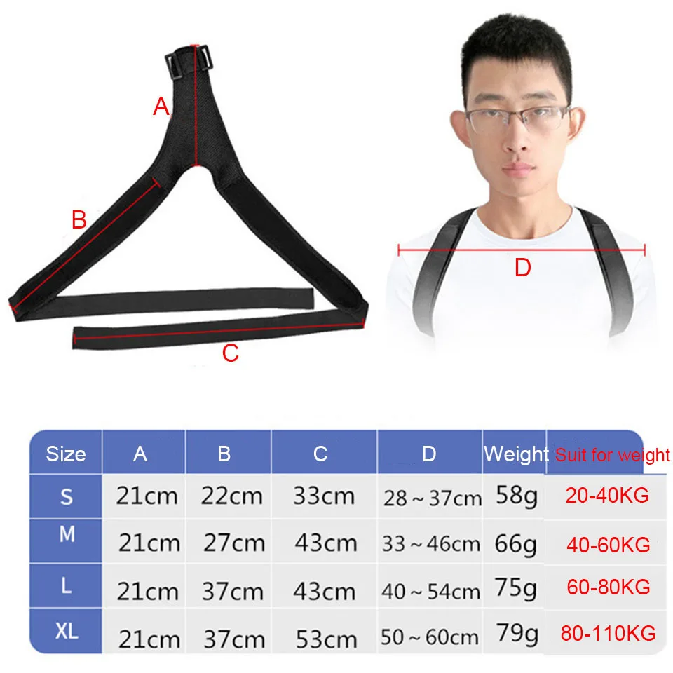 

Back Posture Corrector Women Men, Prevent Slouching Relieve Pain Posture Straps, Clavicle Support Brace Drop Shipping