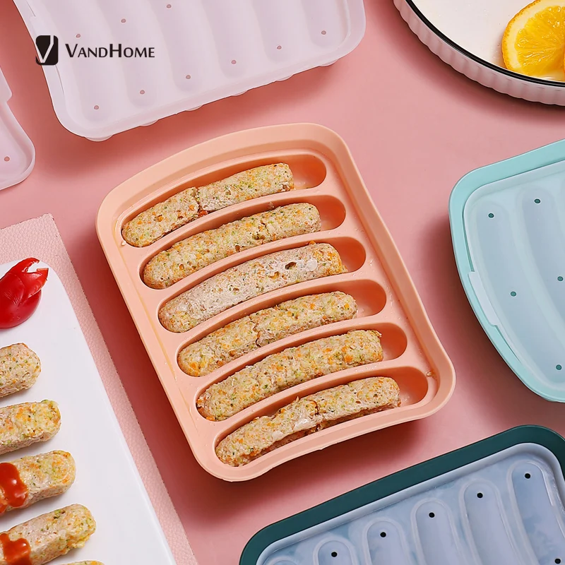 VandHome Еда Класс силиконовый колбаса изготовление пресс-формы для детей с