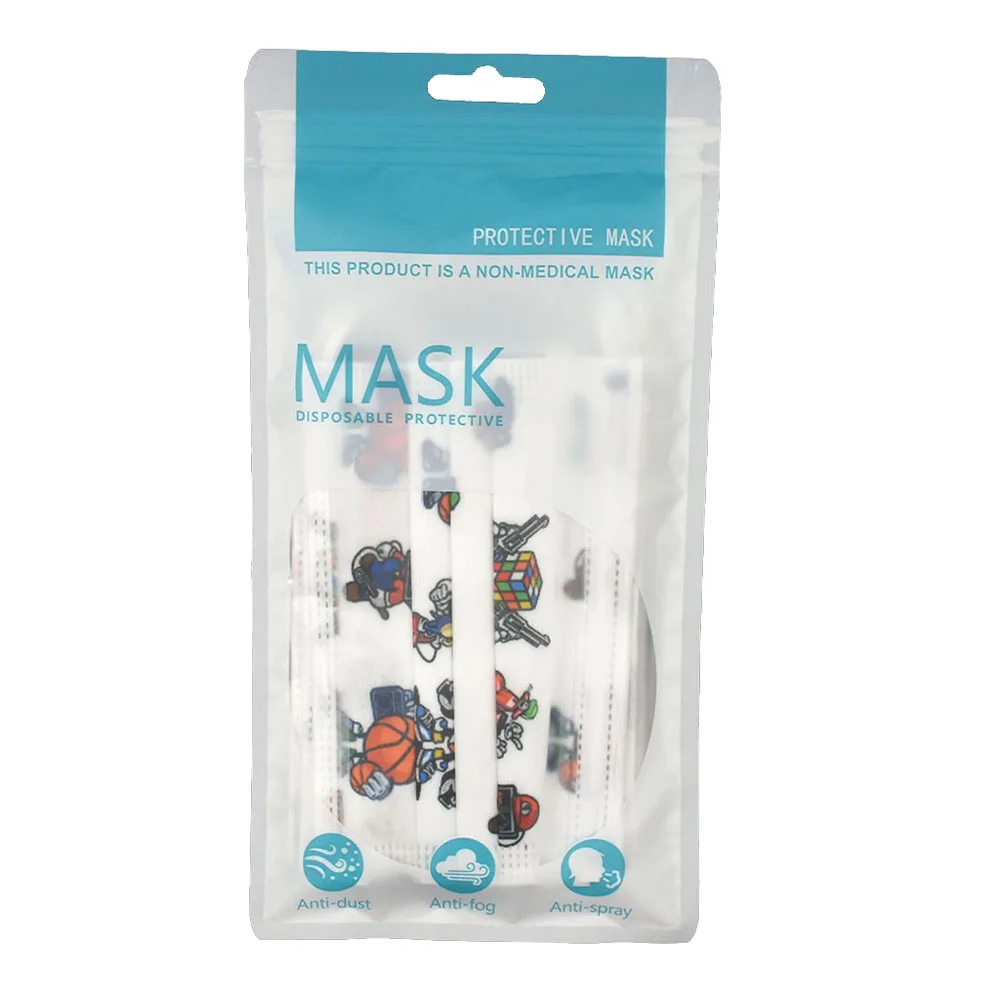 Рисунок 4 - одноразовые маски-кубики Рубика