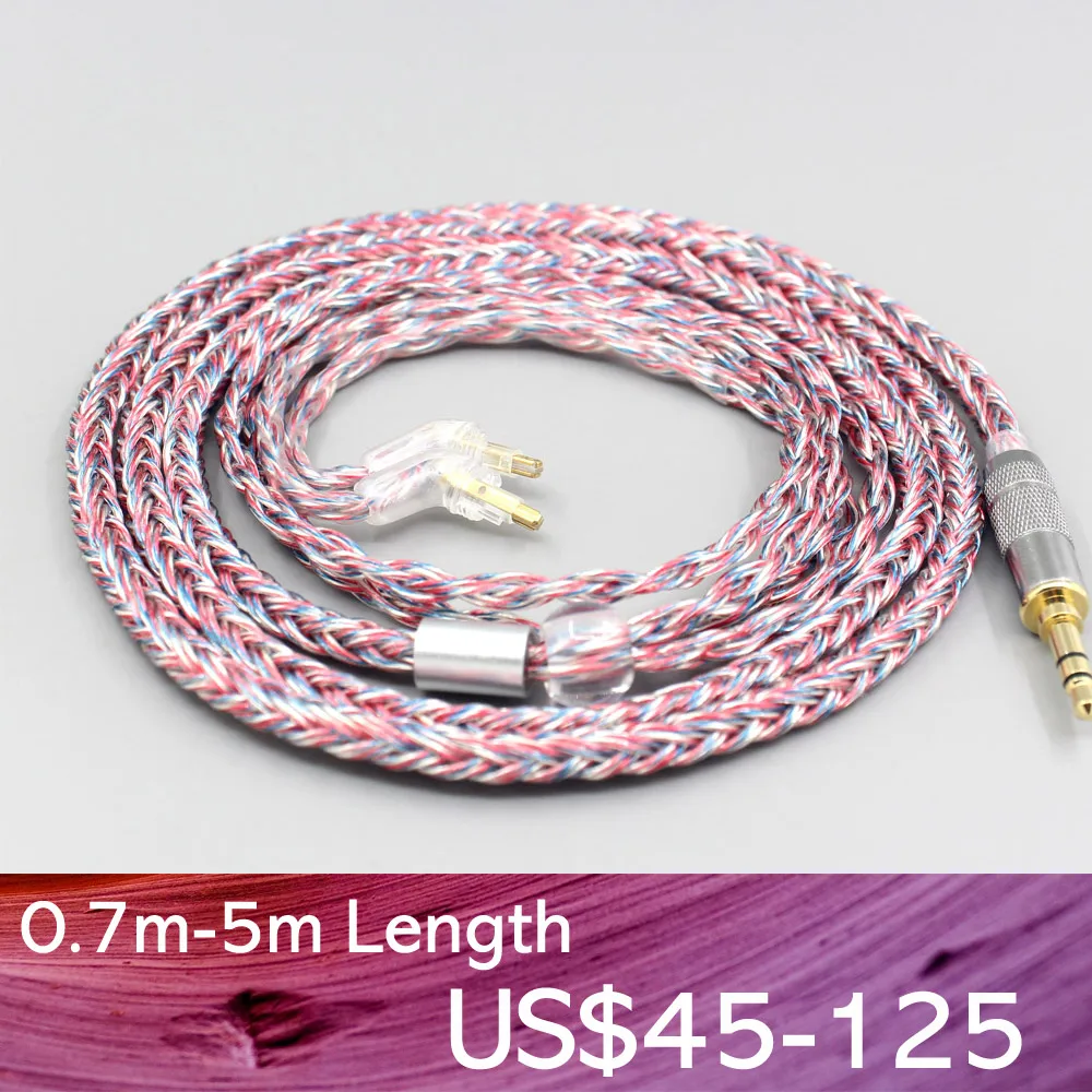 

LN007591 16 Core Silver OCC OFC Mixed Braided Cable For Sony MDR-EX1000 MDR-EX600 MDR-EX800 MDR-7550 Earphone