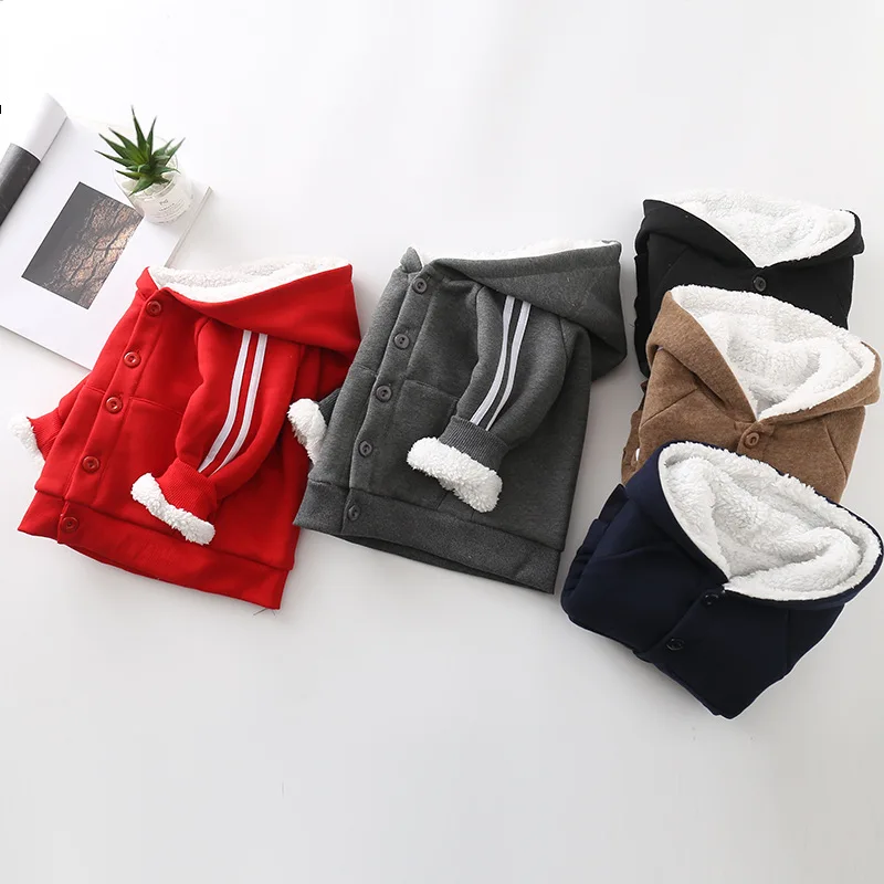 Новый Зимний спортивный Детский кардиган для мальчиков и девочек 3-8 лет куртка из