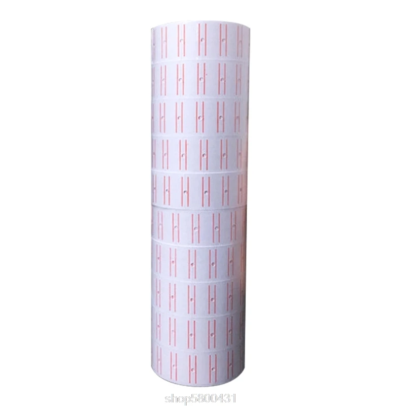 10 Rolls Self Adhesive Price Labels Paper Tag Sticker Single Row for Gun Labeller Grocery Office Supplies D01 20 Dropship | Канцтовары