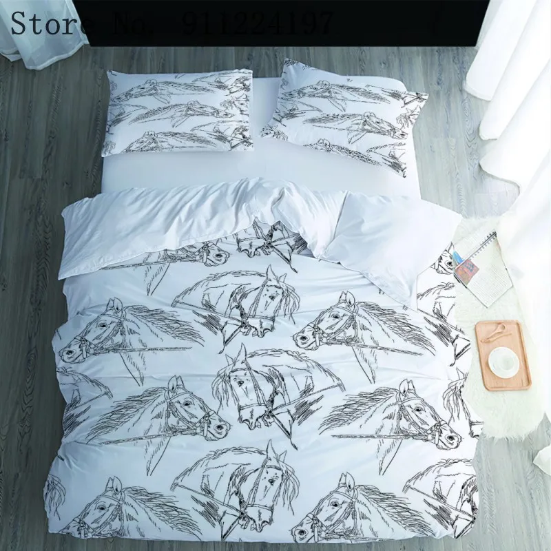 Домашний текстиль простой комплект постельного белья в скандинавском стиле из 3