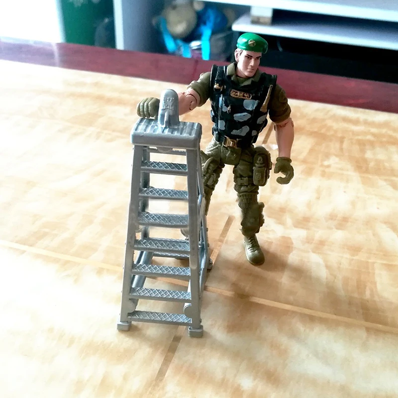 Миниатюрные весы двухсторонние елочки шаг модель лестницы инструменты для RC