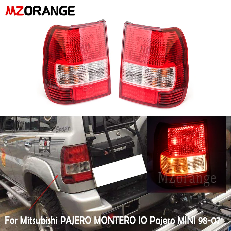 Хвост светильник для Mitsubishi PAJERO MONTERO IO Pajero мини 1998 2007 задний стоп фонарь s