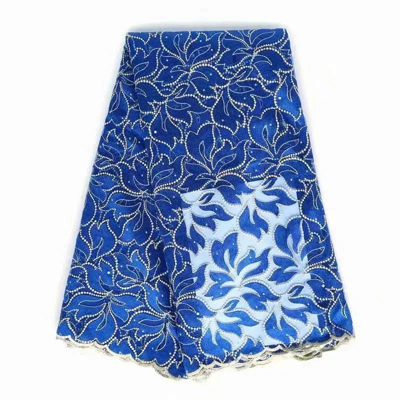 Высококачественная африканская кружевная вышивка тканевый Шнур Французский
