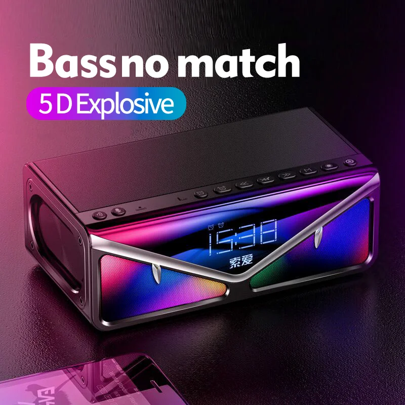 

100% оригинальная Беспроводная Bluetooth-Колонка SOAIY S89, светодиодный динамик с реальным длительным временем работы, 10 часов, 25 Вт, Высококачествен...