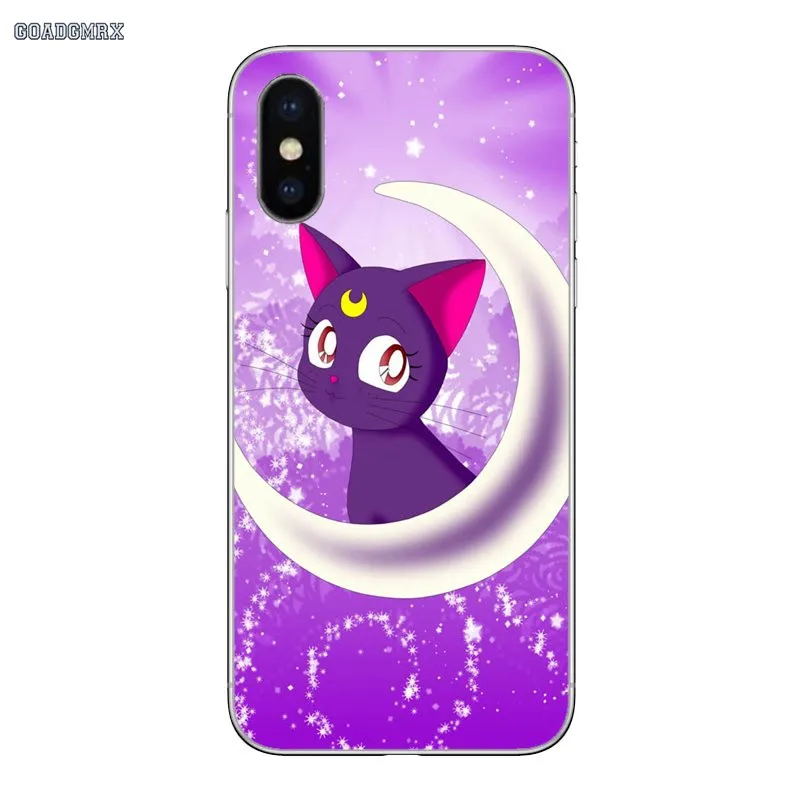 Для huawei P Smart 2019 G7 G8 P7 P8 P10 Plus P20 P30 Pro P9 Lite Mini 2017 Sailor Moon Lune Cat мультяшный силиконовый