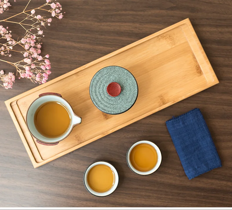 LUWU керамический чайник Gaiwan с 2 чашки и чайные наборы цзялэ(Портативный Путешествия Чайный сервиз с дорожная сумка