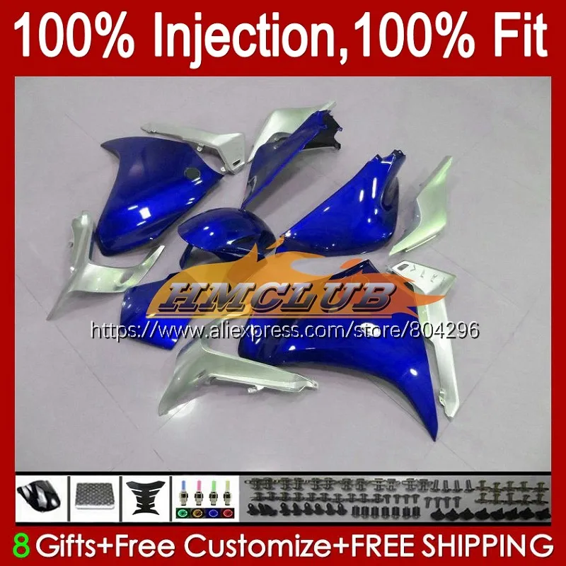 

Инъекция OEM для HONDA VFR1200RR Синий Серебряный VFR 1200 RR 10 11 12 13 99No.4 VFR-1200 VFR1200 RR 2010 2011 2012 2013 обтекатели