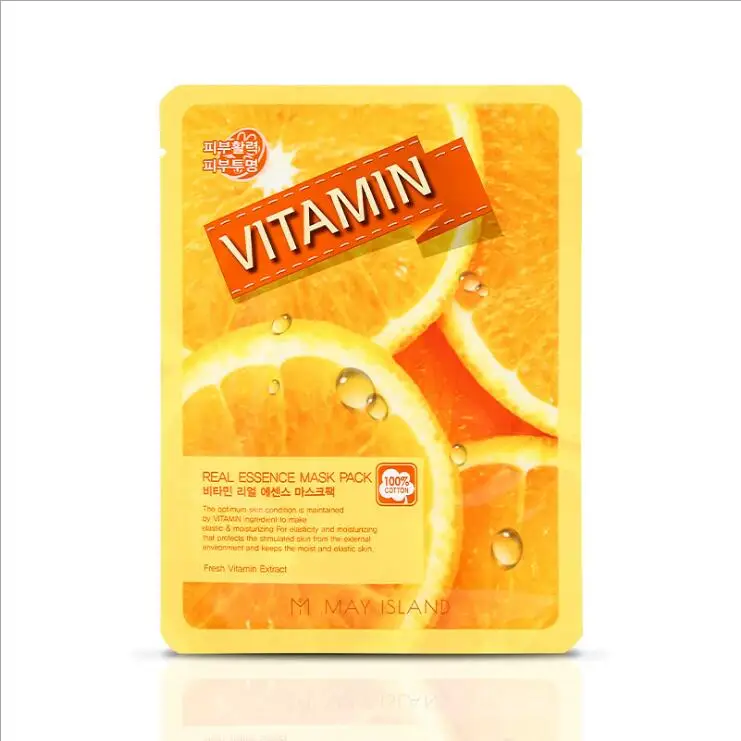 14-Vitamin 15 цветов, маска для лица I'm REAL Tony moly, увлажняющая, против старения, сужает поры, Корейская листовая маска для лица, косметика - Цвет: 14-Vitamin