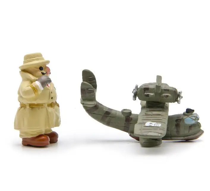 Экшн-фигурка из ПВХ сделай сам милая аниме Порко Россо самолет красная свинка