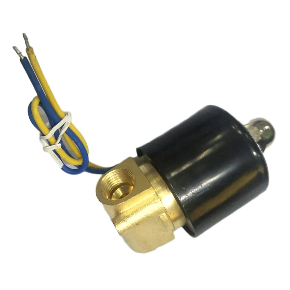 

DC 12V Electric Solenoid Valve Water Air Fuel 1/4" Brass Normal Closed N/C 2 way