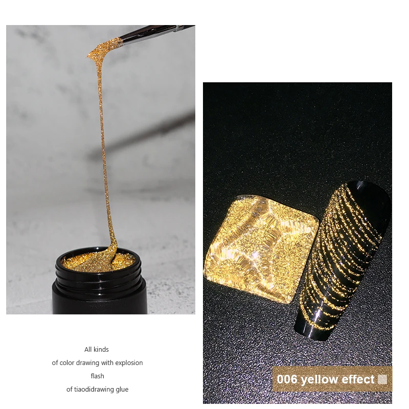 12 Цветов нейл арта паук Гель Дизайн Покраска ногтей УФ лак супер сильный стрейч