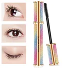 Яркий Звездное тонкая тушь для ресниц Curl нелегко Bloom толстый бровей Тушь для ресниц Водонепроницаемый быстросохнущая с принтом большие глаза, тушь для ресниц и бровей косметический