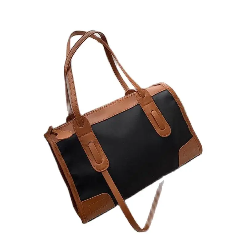 

High Quality Women Canvas Shoulder Bags Large size Patchwork Women Cross body Bags Multifunctional Totes Bags M824