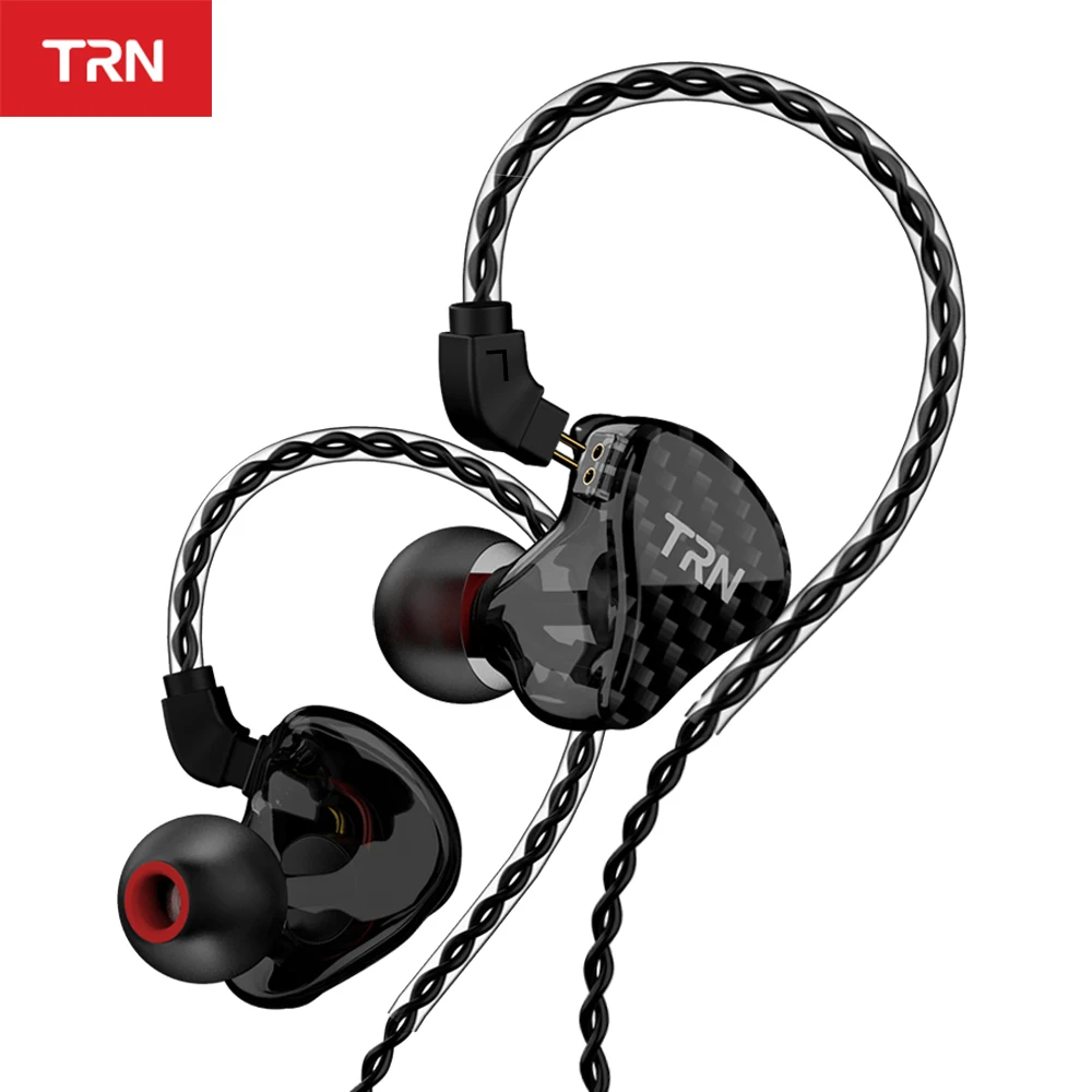 Наушники TRN H2 спортивные наушники для бега DJ Hi Fi гарнитура индивидуальные со