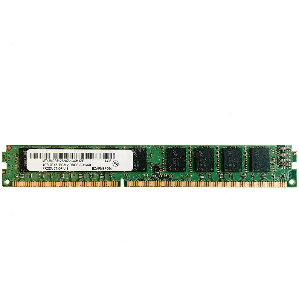 

SHELI 4GB 2RX8 PC3L-10600E 1333Mhz 240Pin 1.35V ECC Unbuffered Server Memory
