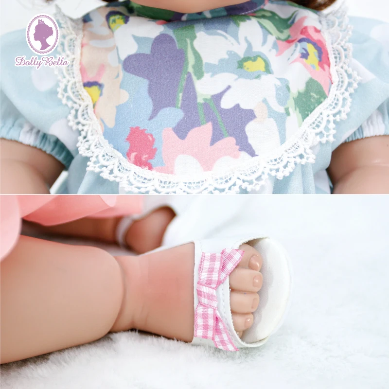 50 см Силиконовая голова руки и ноги с одеждой тела реалистичные Reborn Baby лучшая
