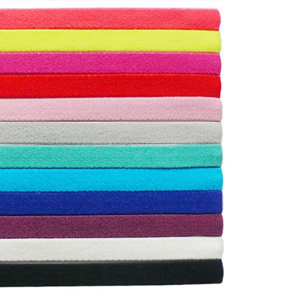 

1Pcs Women Men Yoga Hair Bands Sports Headband Girls Sport Anti-slip Elastic Rubber Sweatband Football Running Hair Bands