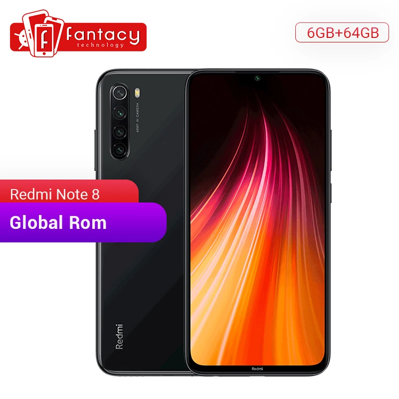 В наличии Смартфон Xiaomi Redmi Note 8 с восьмиядерным процессором Snapdragon 665 ОЗУ 6 ГБ ПЗУ 64