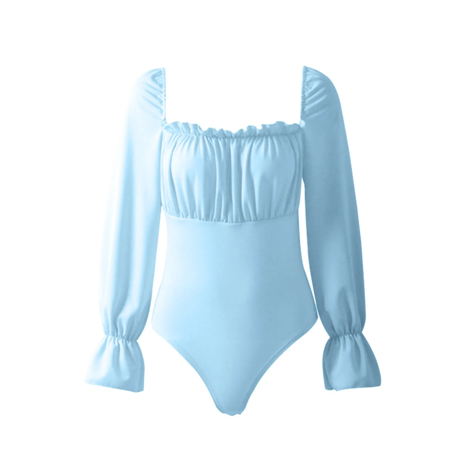 

on Sleeves the Jumpsuit with Wear A Bubble Temperament Women's Gentle Back Has Women's Jumpsuit Women Casual Jumpsuits