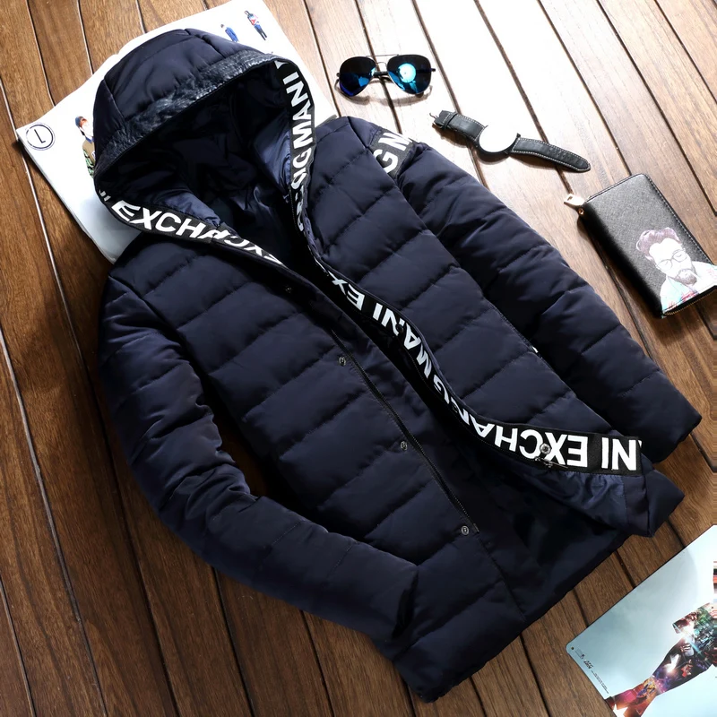 Winter Jacket Men Fur Collar Hooded Men Coat Snow 90% white duck Down Jacket Outerwear Thick Thermal Men Warm Wool Liner Coat