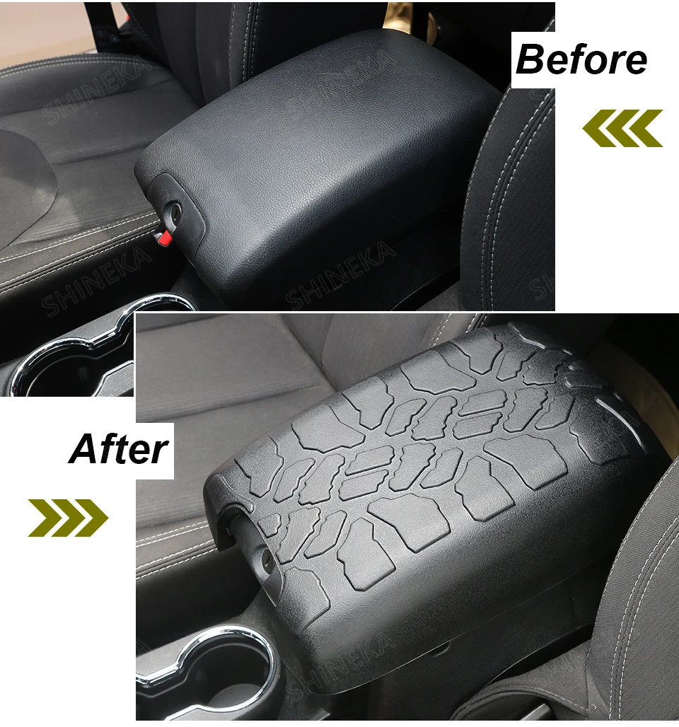 Подлокотник SHINEKA для Jeep Wrangler JK 2012-, резиновый подлокотник для протектора шин, подушка для Jeep Wrangler& Unlimited Sport